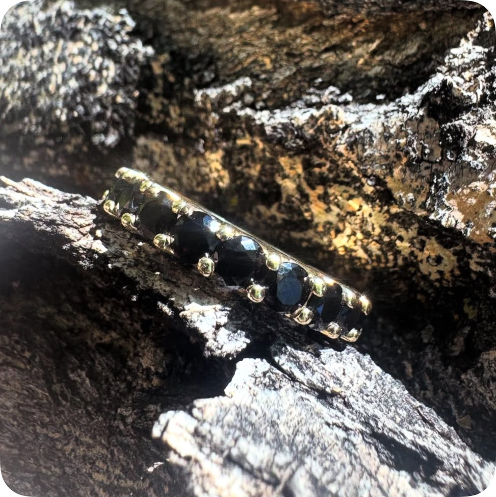 Yellow Gold Eternity Band