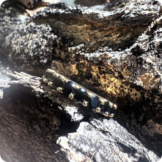 Yellow Gold Eternity Band