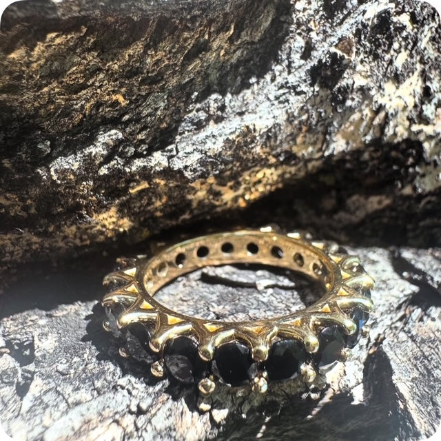 Yellow Gold Eternity Band