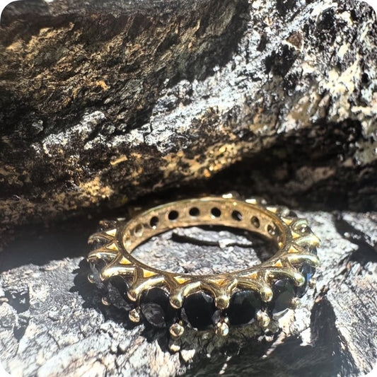 Yellow Gold Eternity Band