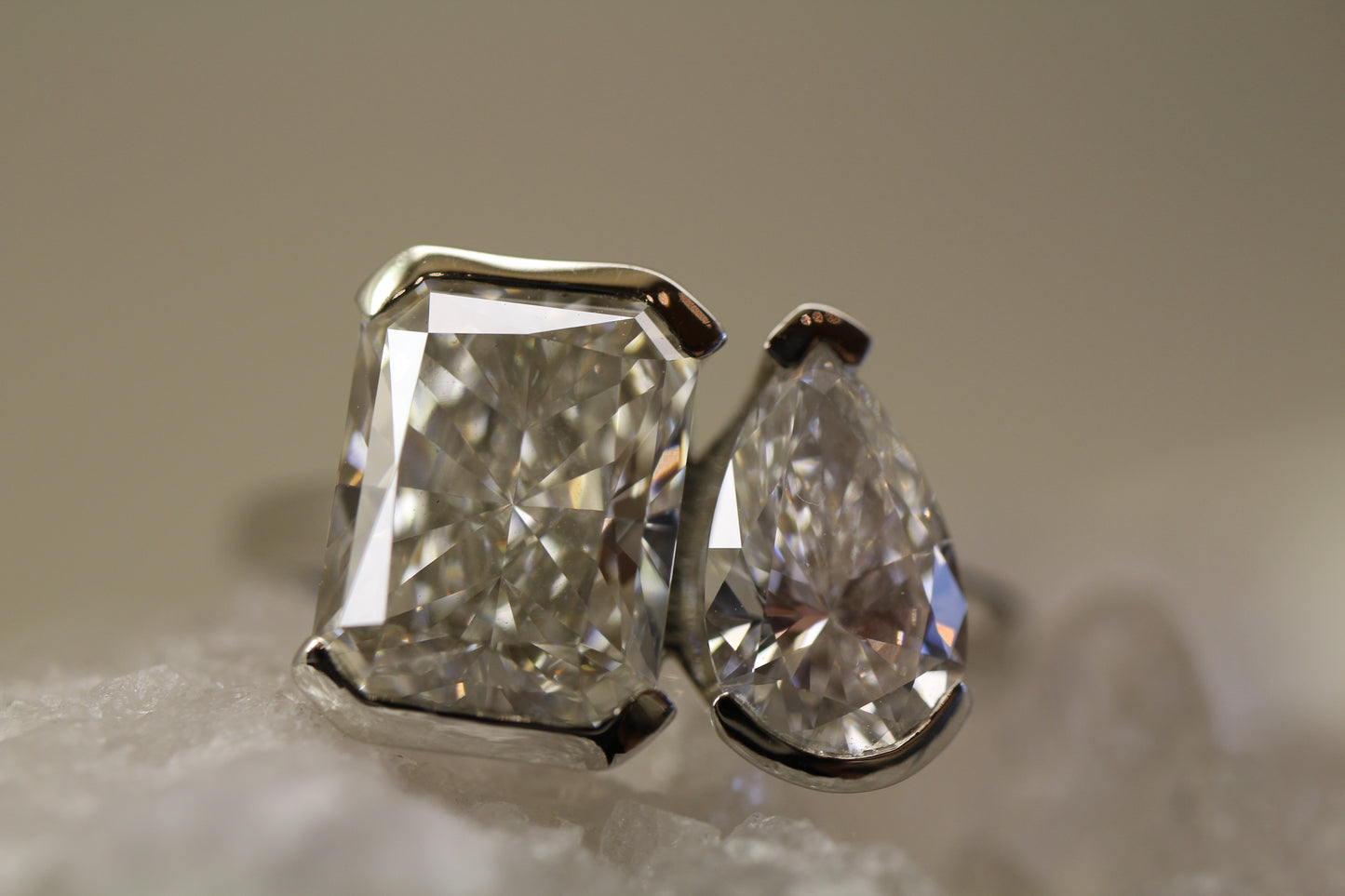 Two Stone Diamond Band