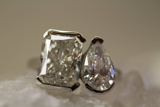 Two Stone Diamond Band