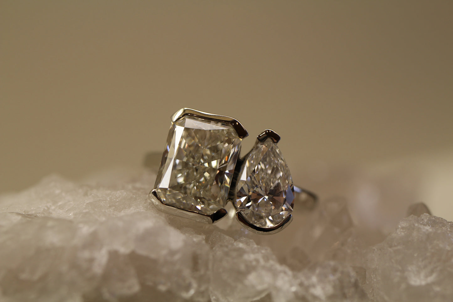 Two Stone Diamond Band