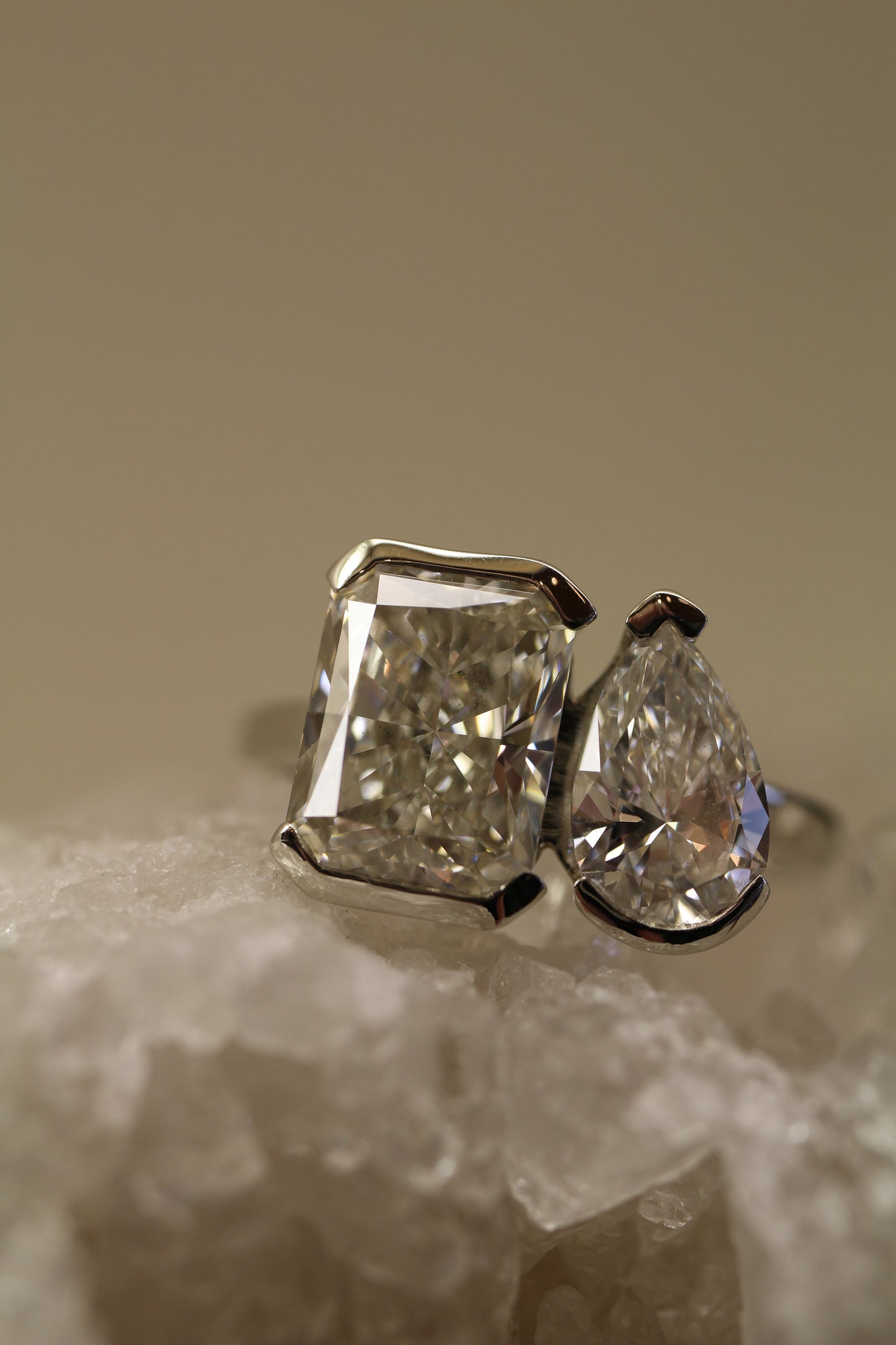 Two Stone Diamond Band